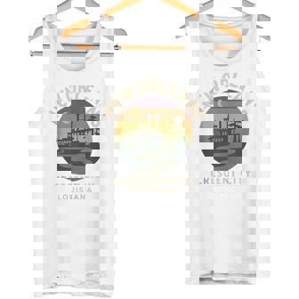 Crescent City Riverboat Shirt New Orleans Bayou Sunset Tank Top Tank Top | Mazezy