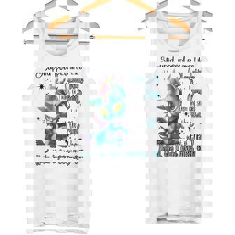 Cute Dragon Stupid People Are Like Glow Sticks Tank Top Tank Top | Mazezy