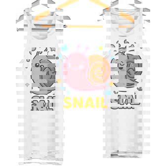 Cute Kawaii Snail Ocean Creature Kids Tank Top | Mazezy