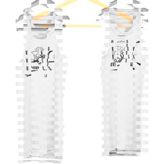 Cycling Anatomy Bicycle Love Biking Tank Top | Mazezy