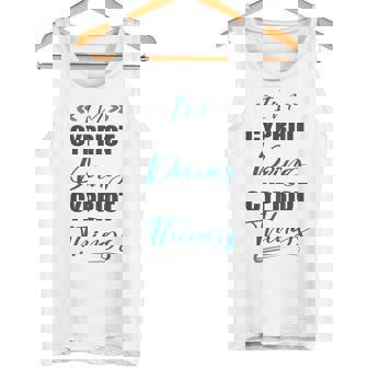 I Am Cypriot Doing Cypriot Things Cyprus Lover Tank Top | Mazezy