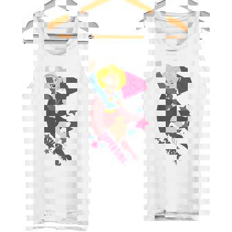 Dcスーパーヒーローガールズスーパーガールスターズ タンクトップ - Kawaiitshirt
