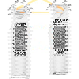 Deck The Halls With Guns & Ammo On Back Tank Top | Mazezy