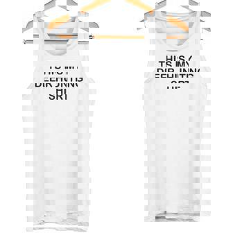 This Is My Deer Hunting Shirt Blaze Orange Tank Top | Mazezy