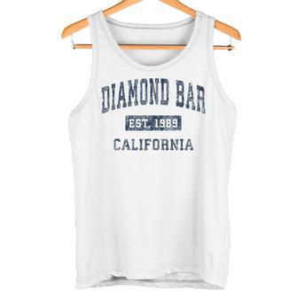 Diamond Bar California CA Vintage Established Sports Tank Top Tank Top | Mazezy