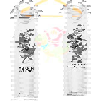 Dinosaurio Navidad T-Rex Papá Noel Dinosaurioanta Claus Camiseta sin mangas - Regaloses