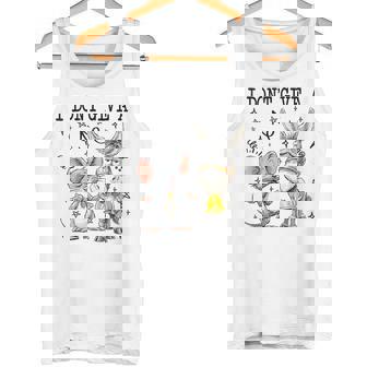 I Don't Give A Rat's Ass Quote Donkey And Rat Gag Tank Top | Mazezy