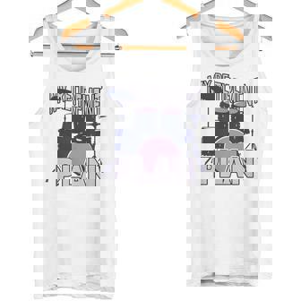 Drummer Drums My Retirement Plan Tank Top | Mazezy