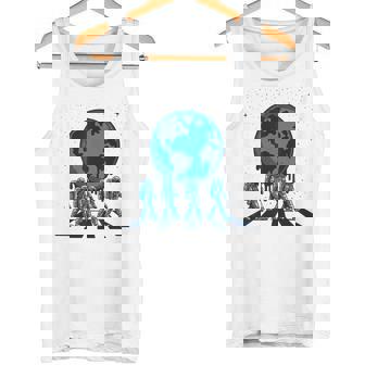 Earth Astronaut Planet Space Galaxy Universe Science Tank Top | Mazezy