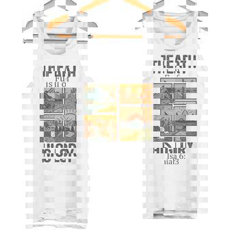 The Earths Is Full Of His Glory Isaiah 6 Tank Top | Mazezy