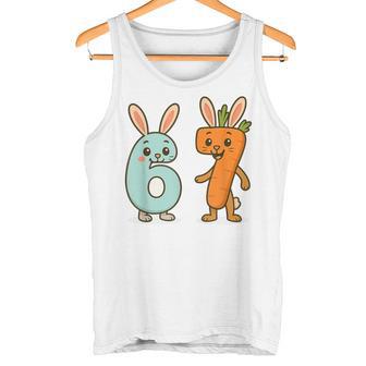 Easter Bunny 6 Carrot 7 Six Seven Smashup Tank Top | Mazezy