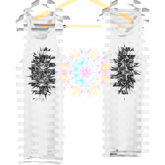 EDM Festival Outfit House Rave Techno Music Mandala Tank Top Tank Top | Mazezy