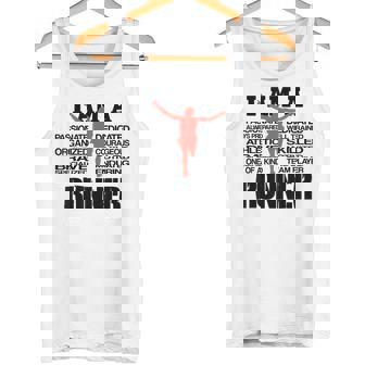 Estampada Motivacional Con Texto I Am A Runner Cool Camiseta sin mangas - Regaloses
