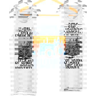 Farm Shirt But Farming Is Importanter Farmer Tractor Farming Tank Top | Mazezy