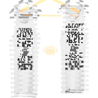 My Favorite Football Player Calls Me Papo Family Support Tank Top | Mazezy