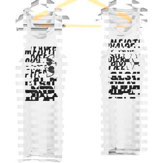 My Favorite Soccer Player Calls Me Boppa Tank Top | Mazezy