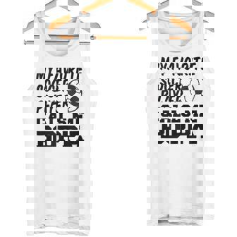 My Favorite Soccer Player Calls Me Boppa Tank Top Tank Top | Mazezy