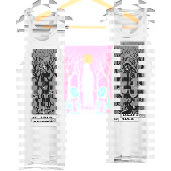 Forest Deadlifts Grim Reaper Barbell Weightlifting Tank Top | Mazezy