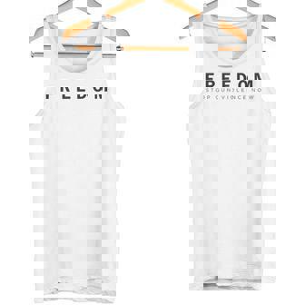 Freedom Freedom Shirt Stop Gun Violence Now Tank Top | Mazezy