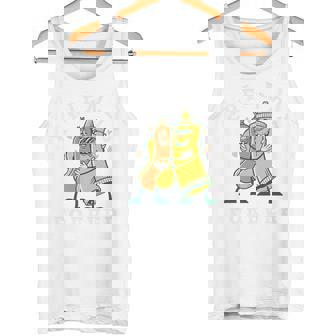 Friends Forever Hot Dogs Mustard Love Premium Tank Top | Mazezy