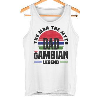 Gambian Gambia Gambian Flag Fathers Day Tank Top | Mazezy