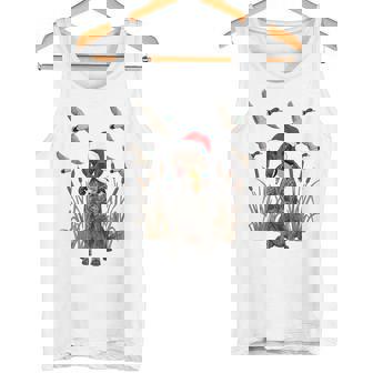 German Shorthaired Pointer Duck Hunting Dog Christmas Hunter Tank Top | Mazezy