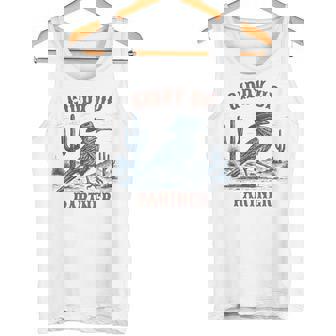 Giddy Up Rodeo Cowboy Roadrunner Bird Tank Top | Mazezy