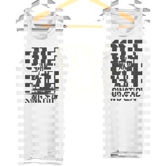 Golf And Faith Swing Steady Tank Top | Mazezy