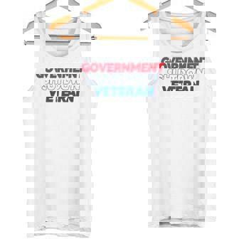 Government Shutdown Veteran Political Federal Humor US Tank Top | Mazezy