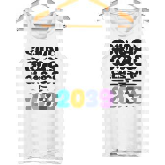 Graduation Class 2039 Celebration Cap Diploma Tank Top | Mazezy