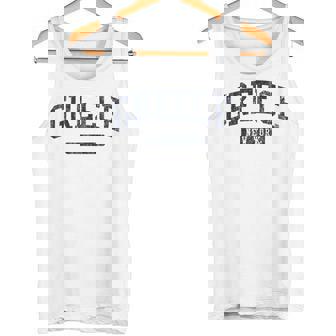 Greece NY J05 Vintage Athletic Blue Tank Top | Mazezy