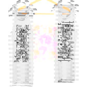 Haiti Vintage Flowers Floral Haitian Tank Top Tank Top | Mazezy