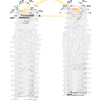 The Hanged Man タロットカード ゴシック ハロウィン ホラー バックプリント タンクトップ - Kawaiitshirt