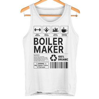 Hardworking Multitasking Boilermaker Tank Top | Mazezy