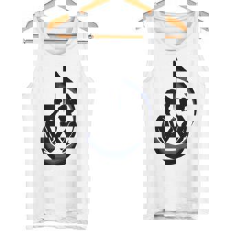 Harmony Romantic Couple Music Note Love Silhouette Tank Top | Mazezy