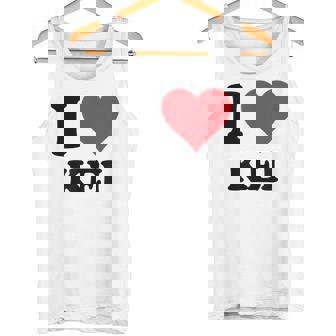 I Heart Keiファーストネーム I Love パーソナライズ タンクトップ - Kawaiitshirt