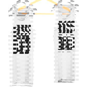 Hombre Boss Dad Para Hombre Diseño De Jefe Y Papá In Mangas Camiseta sin mangas - Regaloses