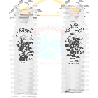 Homebody 居心地の良い生活 面白いヤドカリとコーヒー タンクトップ - Kawaiitshirt