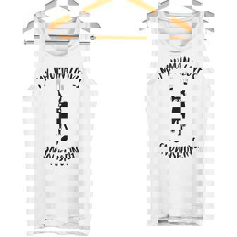 My Human Loves Snowshoeing Cat Parent Hobby Lover Tank Top Tank Top | Mazezy