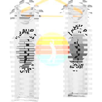 I'd Rather Be Golfing Golfer スポーツアパレル ゴルフ メンズ タンクトップ - Kawaiitshirt