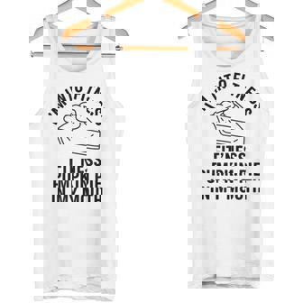 I'm Into Fitness Fit'Ness Pumpkin Pie In My Mouth Tank Top | Mazezy