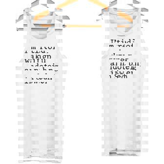 I'm Tired Of Waking Up And Not Being In Sweden Swiss Tank Top | Mazezy