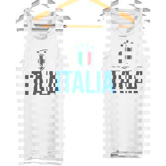 Italia Italian Badge National Country Flag Of Italy Fan Tank Top | Mazezy