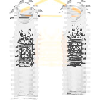 Iwishabish Woods Deer Hunting Forest Adventure Tank Top | Mazezy