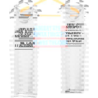 January 6th Never Forget It Was Treason Tank Top | Mazezy