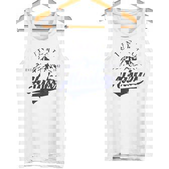 Juneau Alaska Vintage Pride Souvenir Tank Top | Mazezy