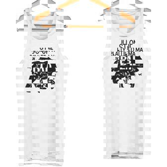 Just One Really Tired Mama Bear Vintage Cute Flower Family Tank Top Tank Top | Mazezy