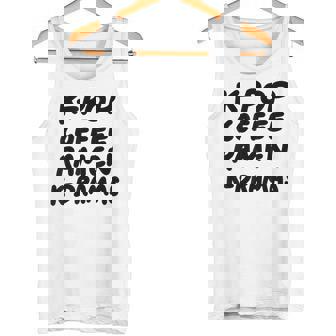 K-Pop Coffee Ramen K-Dramas South Korean Music Tank Top | Mazezy