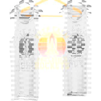 Keep Calm And Launch Rockets Model Rockets Tank Top | Mazezy