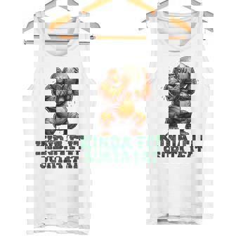 Kinda Fitorta Fat Gorilla ヘビーウェイトリフティング 面白いジム タンクトップ - Kawaiitshirt